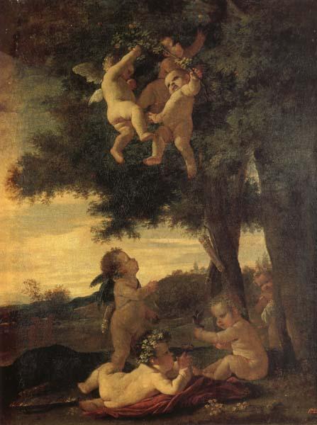 Nicolas Poussin Cupids and Genii Sweden oil painting art